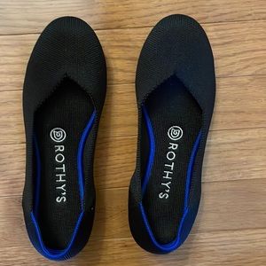 Rothy’s The Flat black solid size 7